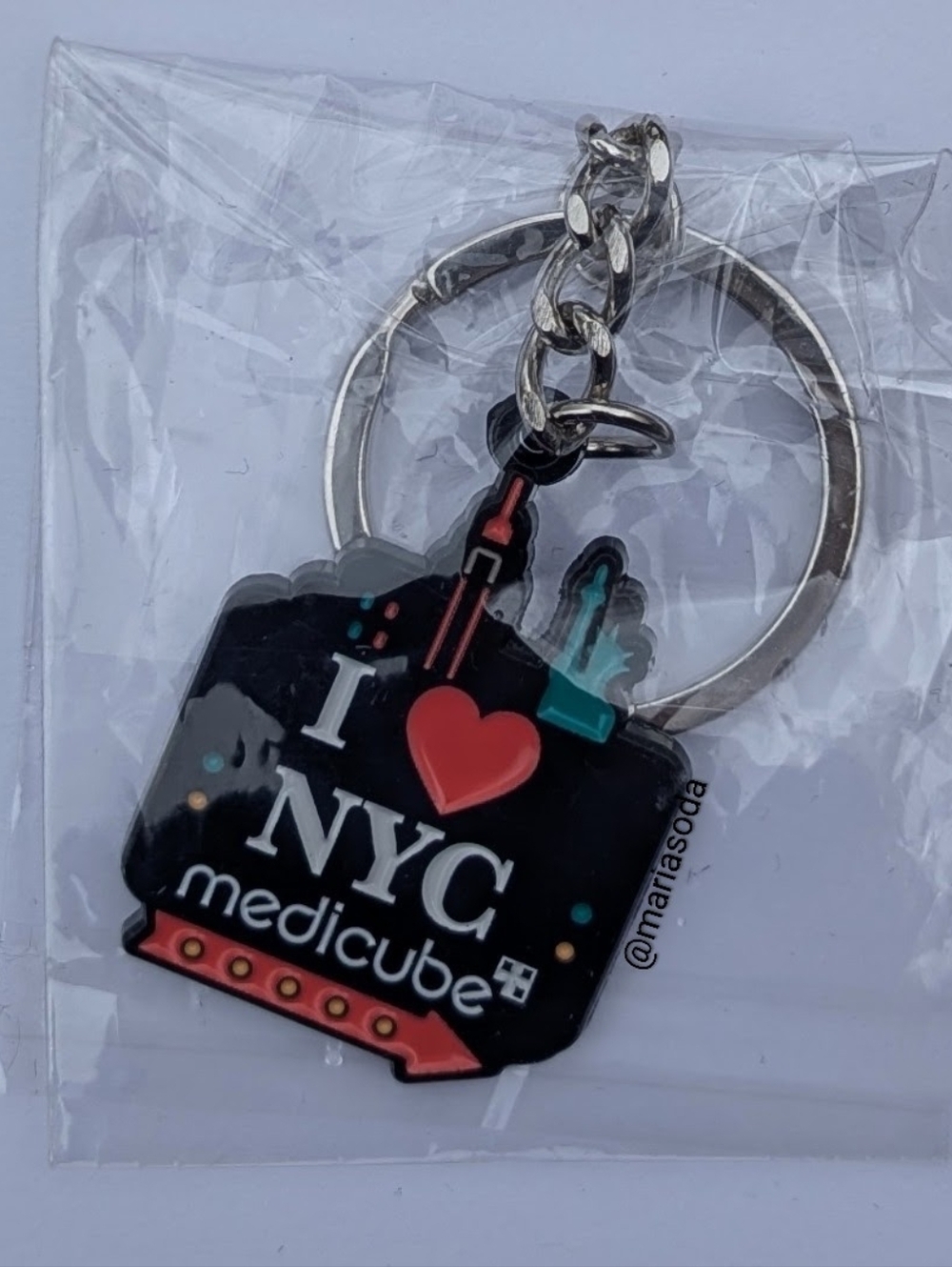 Medicube I Heart NYC Keychain